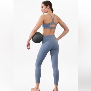 Athleta Interval High-Rise Leggings Blue, size M, like new!